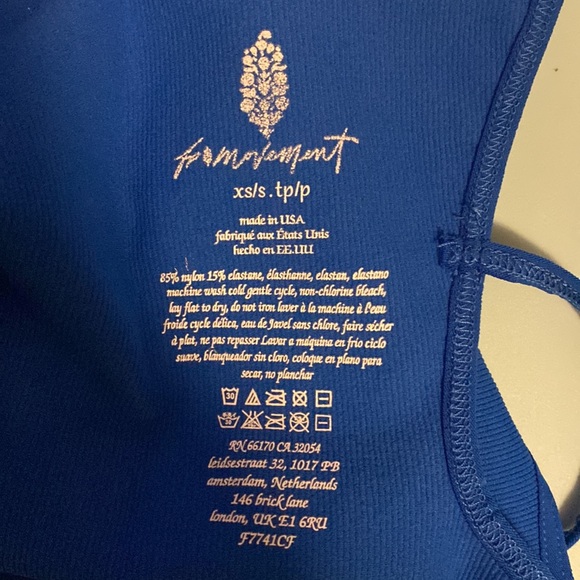 Free People FP Movement Tighten Up Low-Back Tank with Exterior Logo Size S/XS - Picture 8 of 8